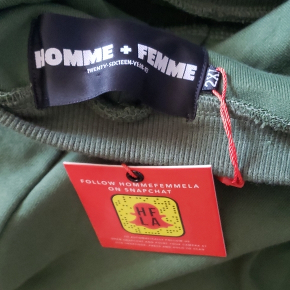 NWT HFLA HOMME FEMME 2 sides RedRum unisex NOS - Picture 5 of 6